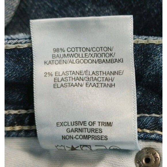 Silver Elyse Ankle Slim Womens Jeans 33x27 Floral Embroidered Back Pockets - Picture 11 of 12